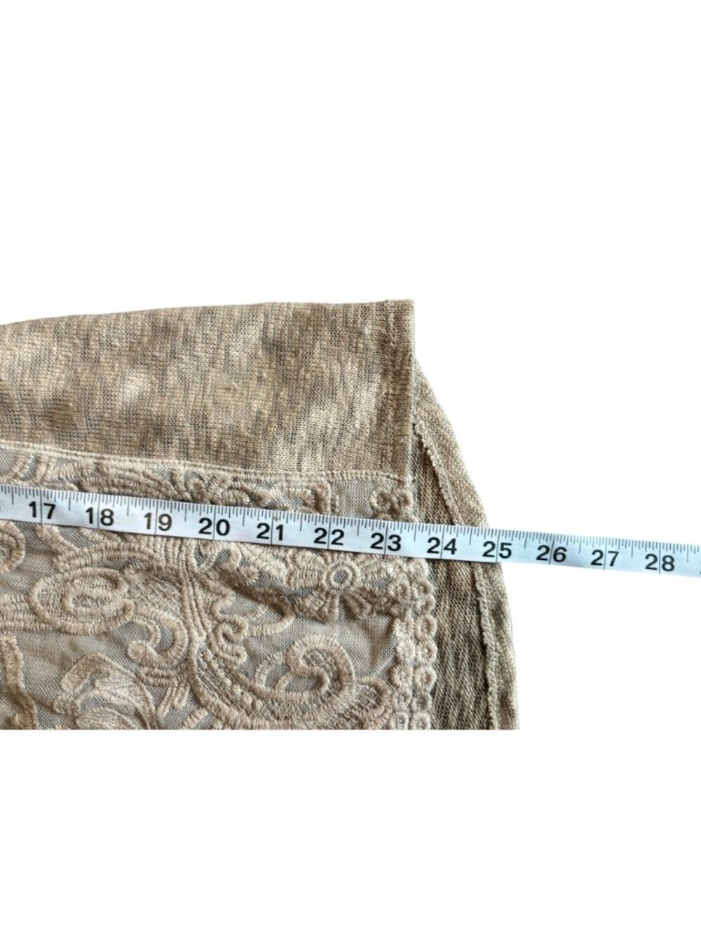 Cato Women’s Brown Long Sleeve Lace Design Top - Picture 7 of 7